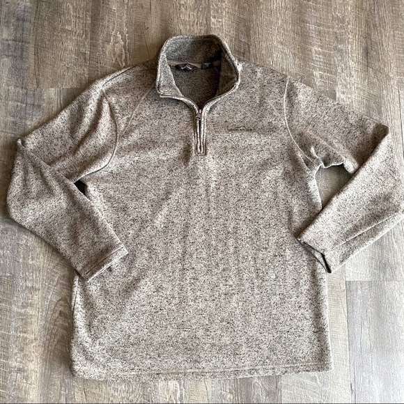 Eddie Bauer Men’s 1/4 Zip Fleece Pullover Size XL
